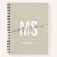 Modernes Schriftnamenmonogramm