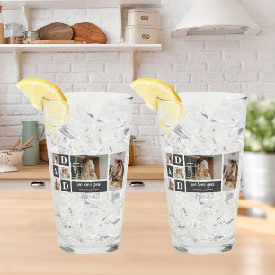 Modernes Schwarz   Collage Foto   Vater Bestes Ges Glas