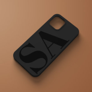 Modernes Schwarz Erstklassig zeitgemäß Case-Mate iPhone 14 Hülle
