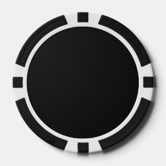 Modernes Schwarz Pokerchips