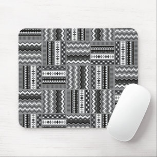Modernes Schwarz-Weiß Mousepad