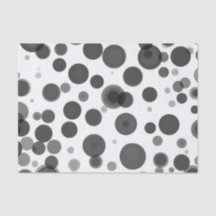 Modernes Schwarz-Weiß-Polka-Dot-Bubbles-Party