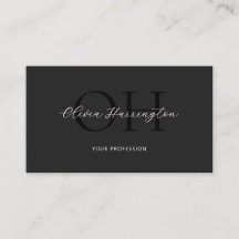 Modernes Schwarz-Weiß-Script Classic