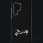 Modernes Schwarz-weißes Personalisiertes Monogramm Samsung Galaxy Hülle<br><div class="desc">Die Schwarz-weiße Personalisierte Monogram und der Name Samsung Galaxy S22 Ultra Case wären ein stilvolles und funktionelles Zubehör für Ihr Handy. Das Schwarz-Weiß-Design, personalisiert mit Ihrem Monogramm und Namen, fügt eine Touch Eleganz hinzu und bietet gleichzeitig einen robusten Schutz für Ihr Gerät. Es eignet sich hervorragend, um Ihren Stil zu...</div>