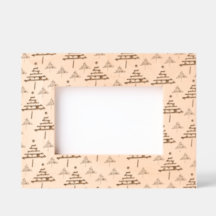 Modernes Schwarz-weißes Weihnachtsbaummuster