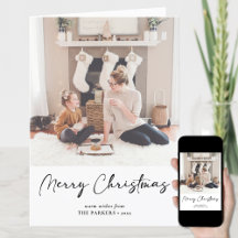 Modernes Schwarzes Drehbuch auf Beige Minimalistis