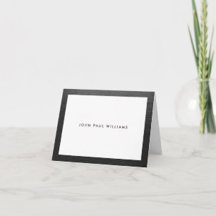 Modernes Schwarzes gebürsteter Metalleleganter