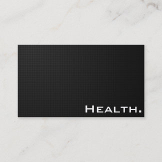 Modernes Schwarzes No.1 Visitenkarte