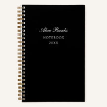 Modernes Schwarzes Script Monogram