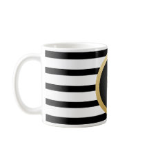 Modernes Schwarzes Stripes