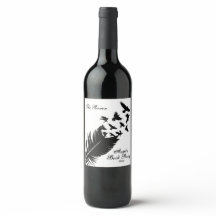 Modernes, schwarzes und weißes Federwerk