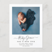 Modernes Script Baby Foto Neue Crib Moving