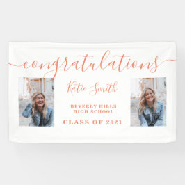 Modernes Script Calligraphy Abschluss 2 Foto Banner