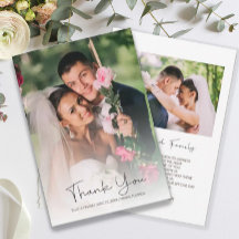 Modernes Script Elegante Wedding Foto 2 Seiten
