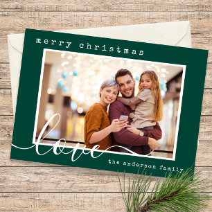 Modernes Script-Foto Weihnachten