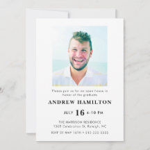 Modernes Script Graduate 2 Foto Abschluss Cool