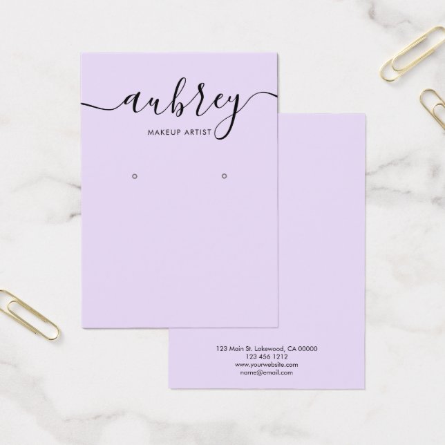 Modernes Script Light Lila (Büro)