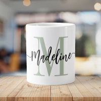 Modernes Script Monogram Custom Jumbo