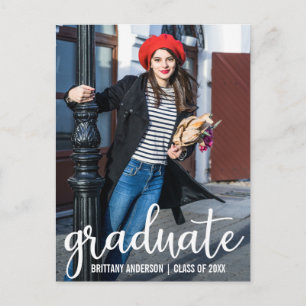 Modernes Script-Party Einladung Foto W