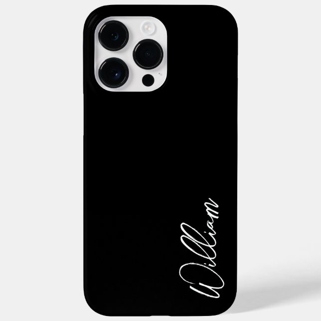 Modernes Script Personalisiert Name Case-Mate iPho iPhone Hülle (Rückseite)