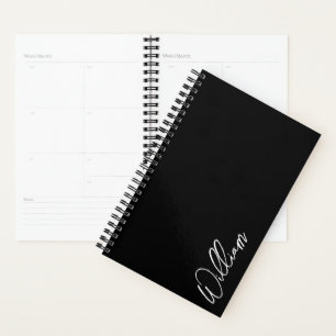Modernes Script Personalisiert Name Planner Planer