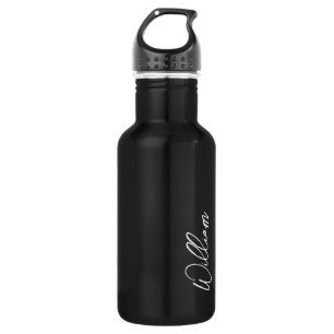 Modernes Script Personalisiert Name Stainless Stee Edelstahlflasche