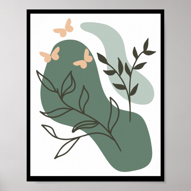 Modernes Semi Gloss Poster / Wallfahrtskirche (Vorne)