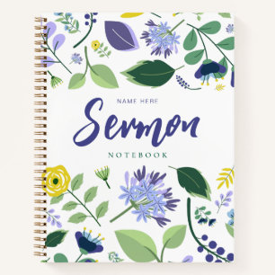 Modernes Sermon-Notebook Notizbuch