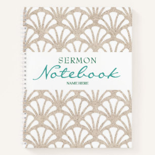 Modernes Sermon-Notebook Notizbuch