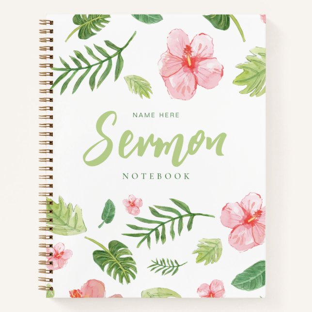 Modernes Sermon-Notebook Notizbuch (Vorderseite)