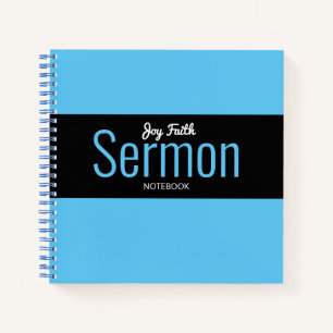 Modernes Sermon-Notebook Notizbuch