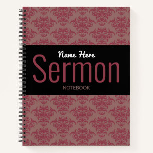 Modernes Sermon-Notebook Notizbuch