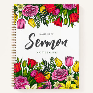 Modernes Sermon-Notebook Notizbuch