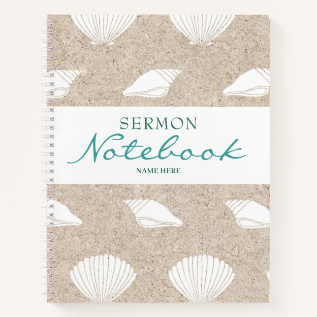 Modernes Sermon-Notebook Notizbuch (Vorderseite)