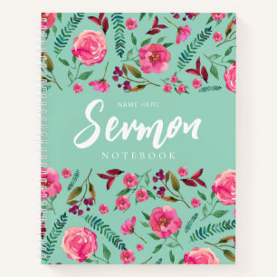 Modernes Sermon-Notebook Notizbuch
