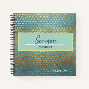 Modernes Sermon-Notebook Notizbuch
