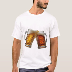 Modernes Silber PROST AUF DIE GUTE GESUNDHEIT Kund T-Shirt