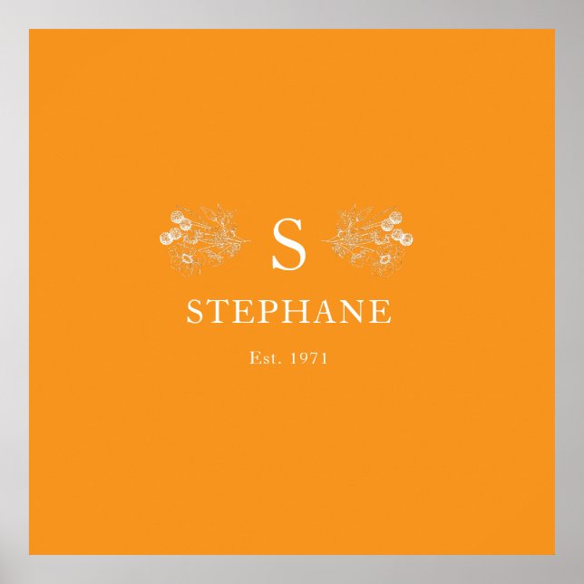 Modernes Sitzkissen Poster (Vorne)