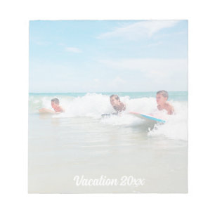 Modernes Skript + Foto Notizblock