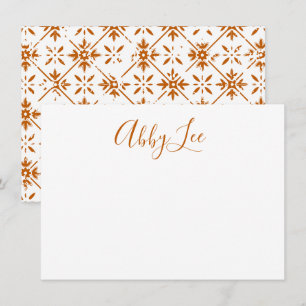 Modernes Skript- und Fliesenationssystem Dankeskarte