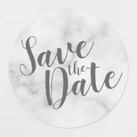 Modernes SkriptWedding marble die Datumsmarken spe
