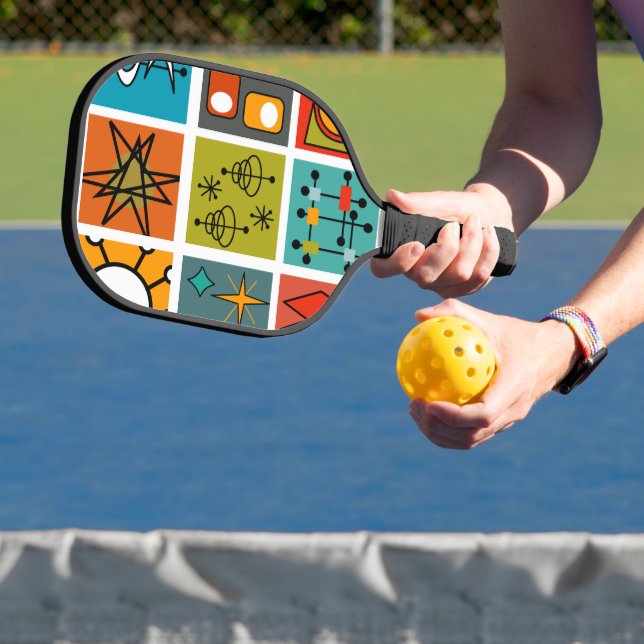 Modernes Smorgasbord aus dem Mittelalter Pickleball Schläger (InSitu)