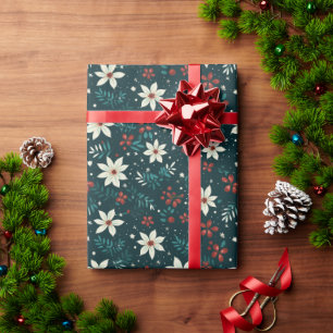 Modernes Snowflake Holiday Geschenkpapier