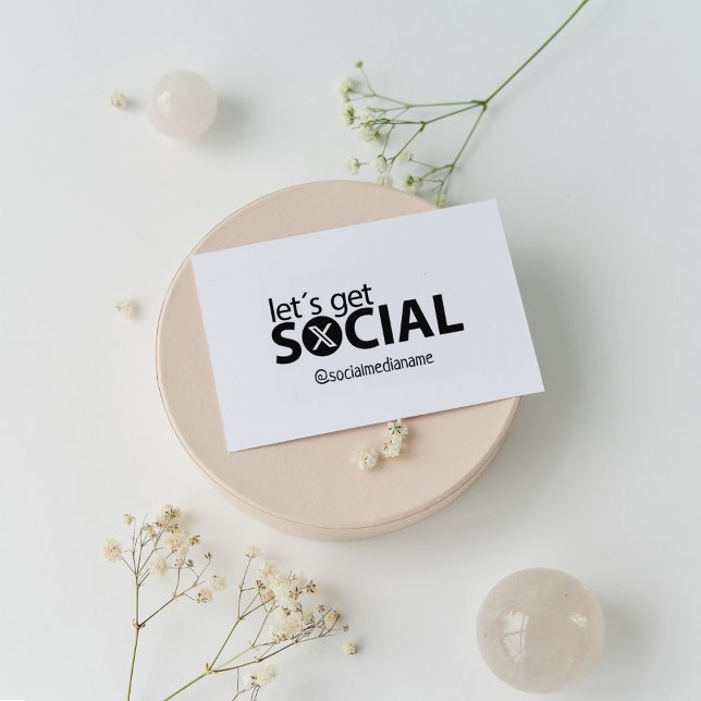 Modernes Social Media-Twitter X Gummistempel (Von Creator hochgeladen)