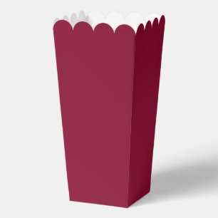 Modernes Solid Burgund Einfaches Chic Elegant Geschenkschachtel