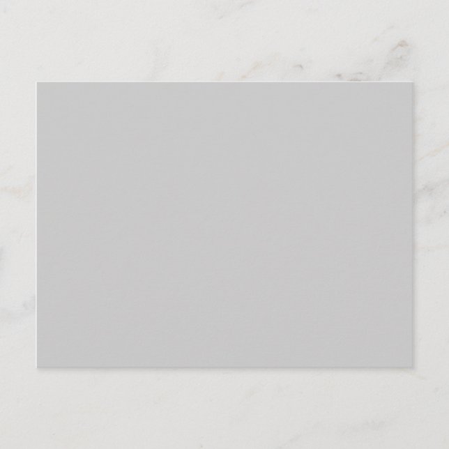 Modernes Solid-Gray-Leder Postkarte (Vorderseite)