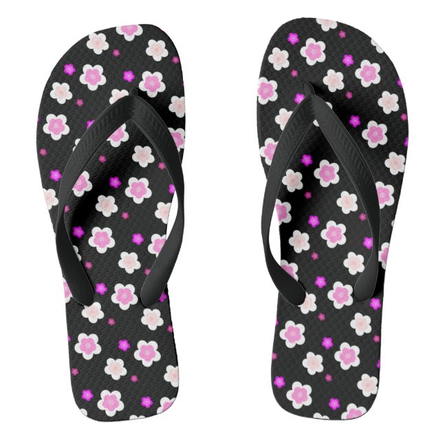 Modernes Sommergradientenprofil - Blume Flip Flops (Fußbett)