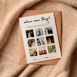 Modernes Spiel, wo sie Foto spielten Einladung