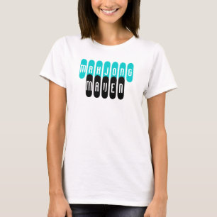 modernes Spieler-Shirt des mahjong T-Shirt