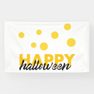Modernes, spielerisches Design von Happy Halloween Banner